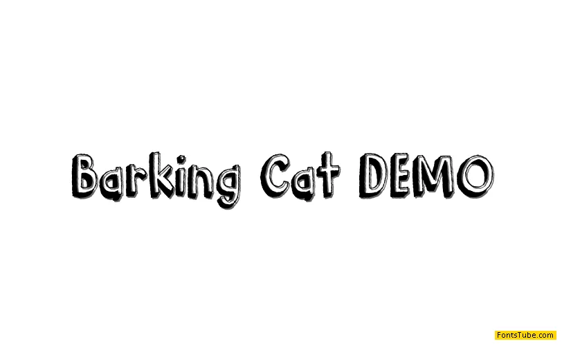 Barking Cat DEMO Font