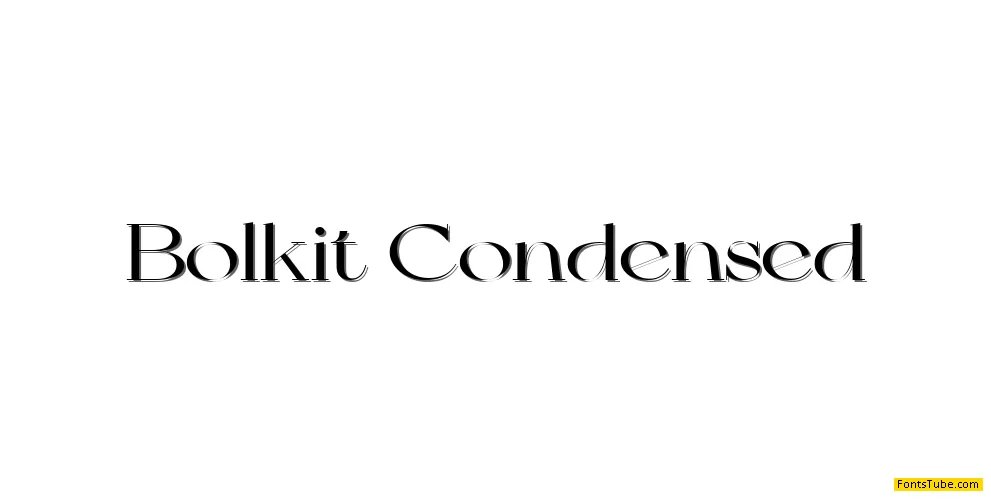 Bolkit Font Family