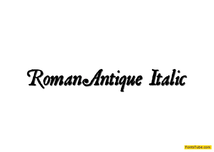 Roman Antique Font Family