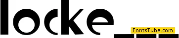 Locked Window Font