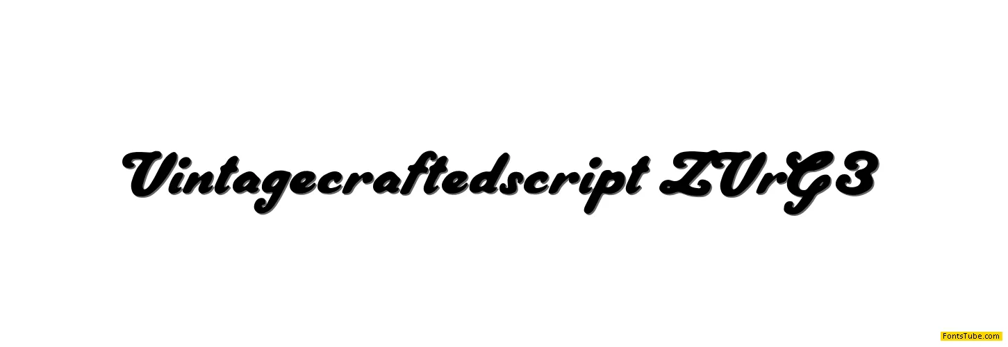 Vintage Crafted Script