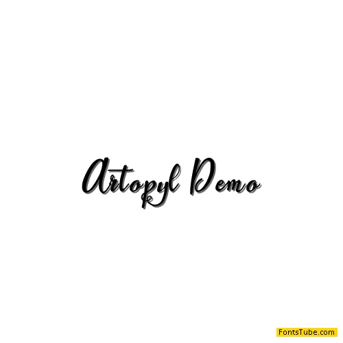 Artopyl Demo Font