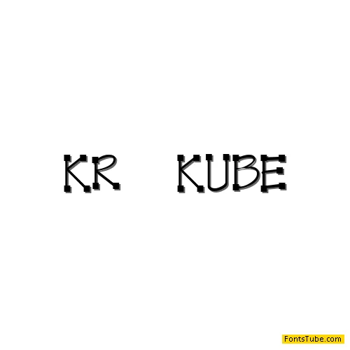 KR Kube Font
