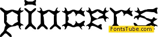 Pincers BRK Font