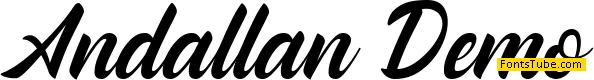 Andallan Demo Font