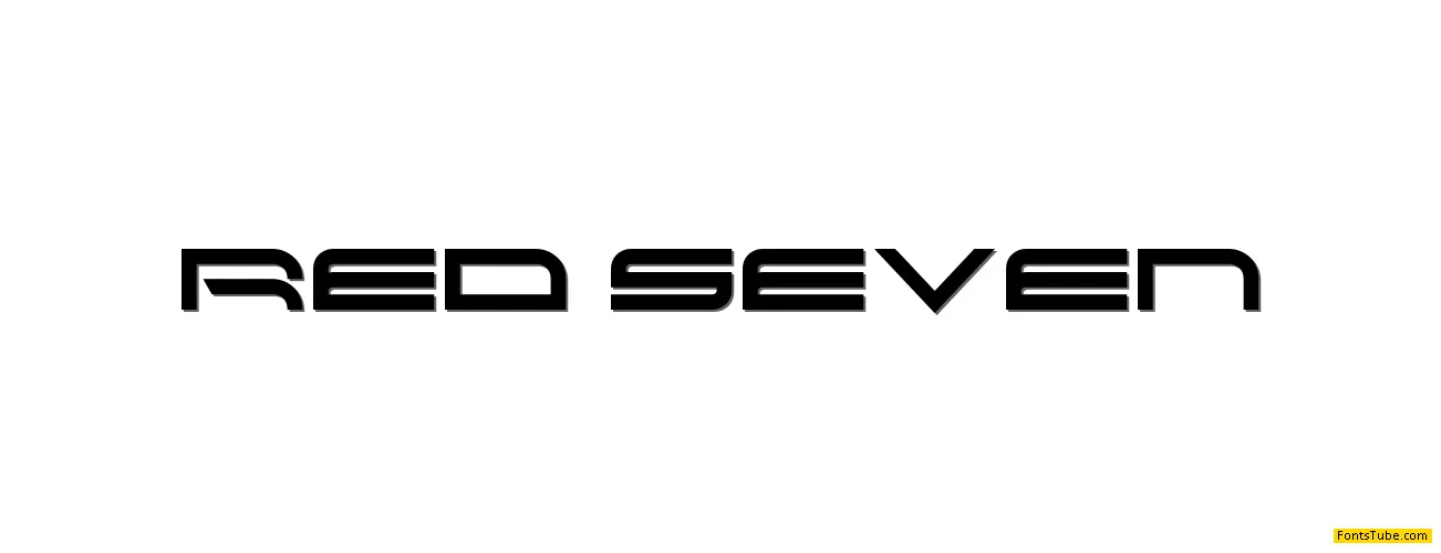 Red Seven Font