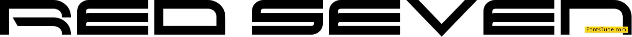 Red Seven Font
