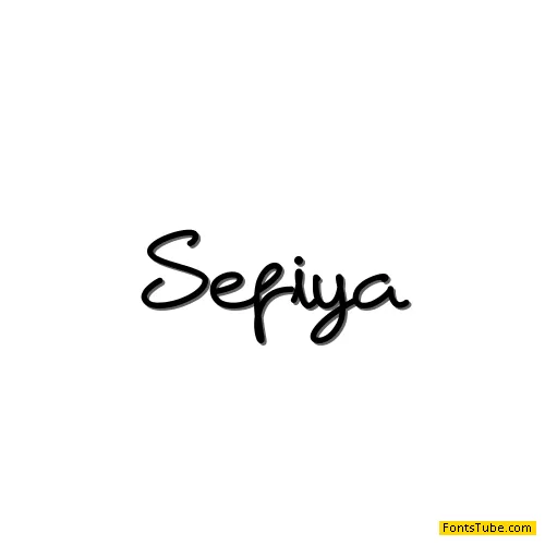 Sefiya Font