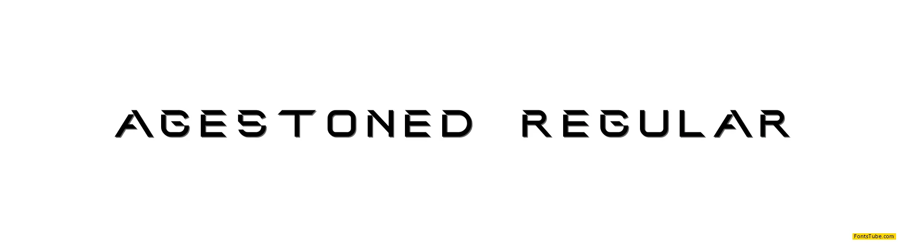 Agestoned Reguler Font