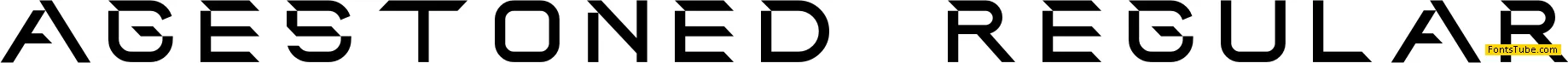 Agestoned Reguler Font