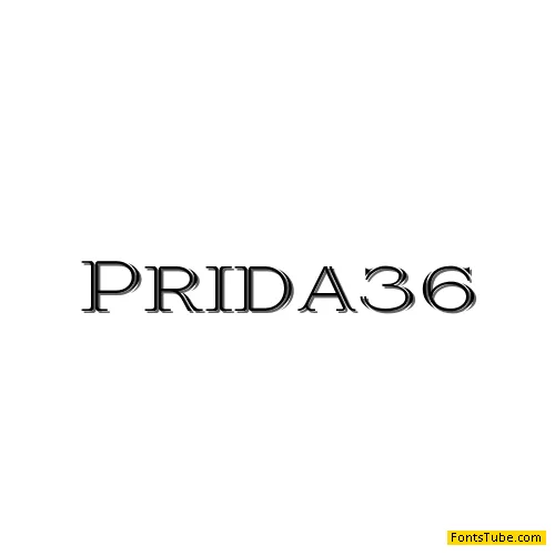 Prida36 Font