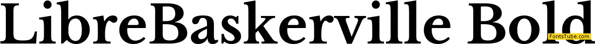 Libre Baskerville Font Family