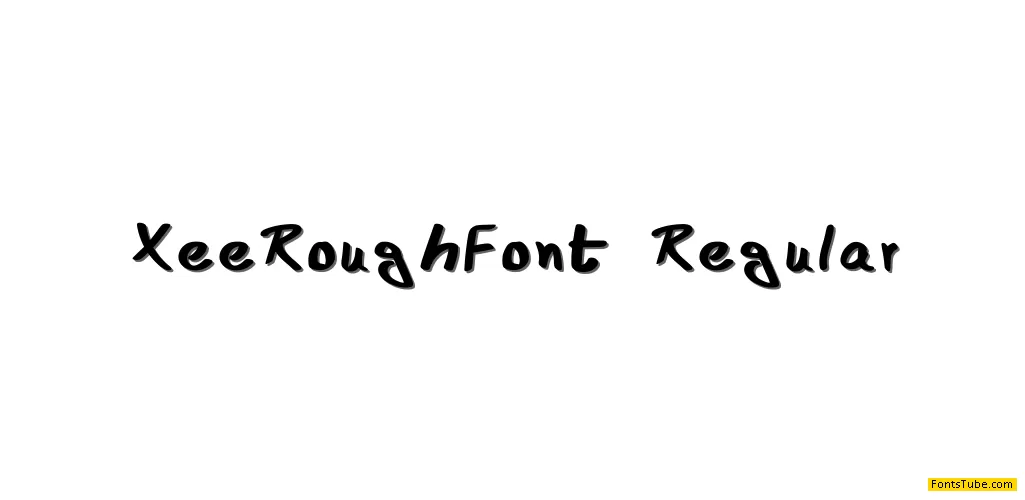 Xee Rough Font Font