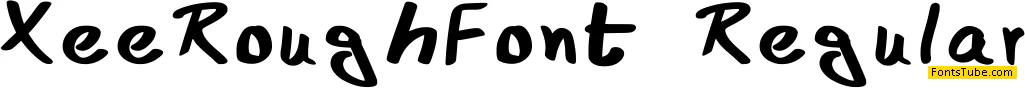 Xee Rough Font Font