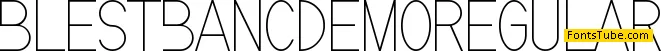 Blest Banc Demo Font