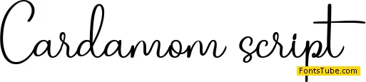 Cardamom Script