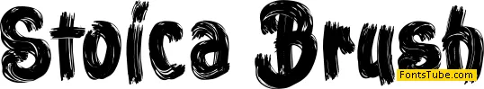 Stoica Brush Font