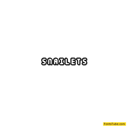 Snailets BRK Font