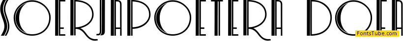 Soerjapoetera Doea Font