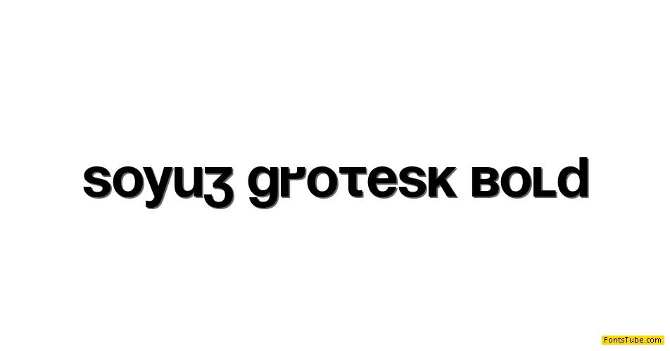 Soyuz Grotesk Font