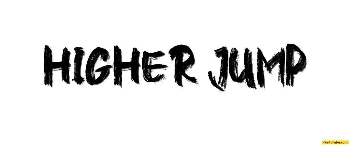 Higher Jump Font