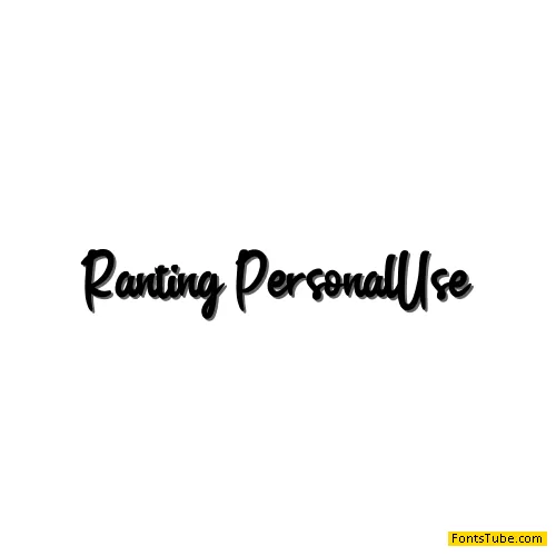 Ranting Font
