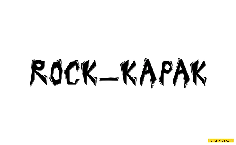 ROCK_KAPAK Font
