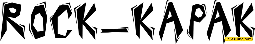 ROCK_KAPAK Font