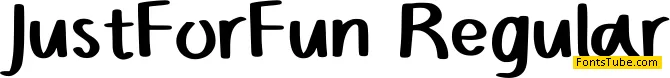 Just For Fun Font