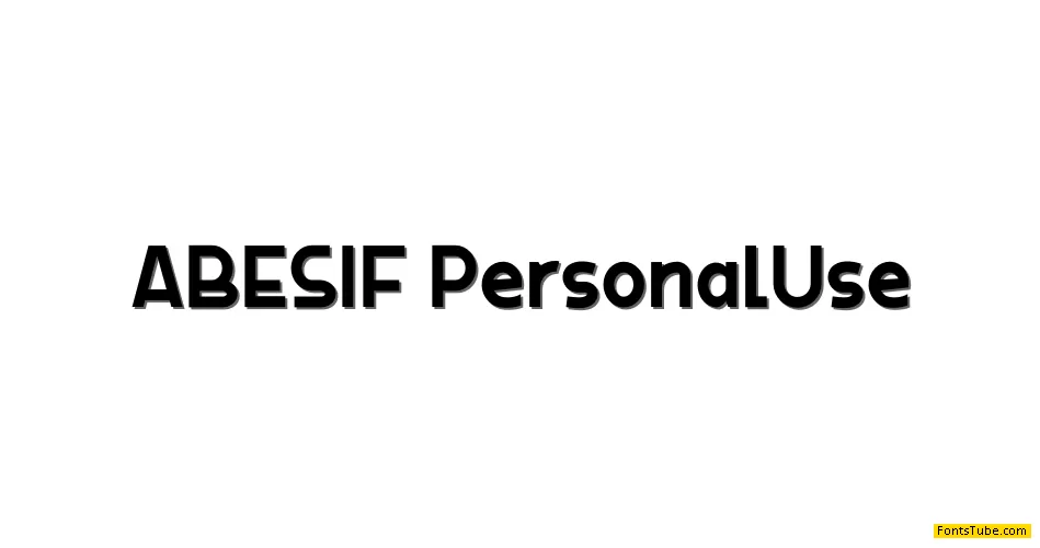 ABESIF Font