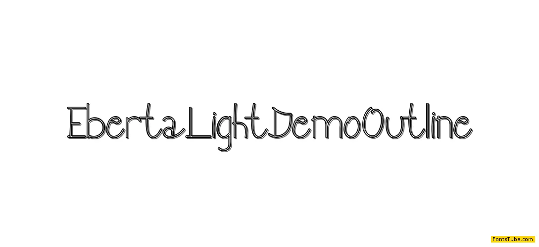 Eberta Light Demo Font Family