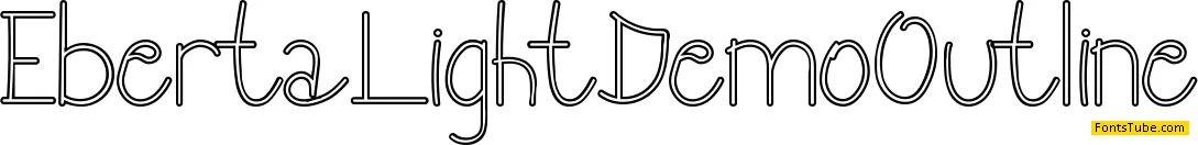 Eberta Light Demo Font Family