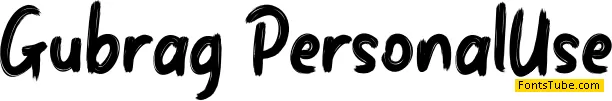 Gubrag Font