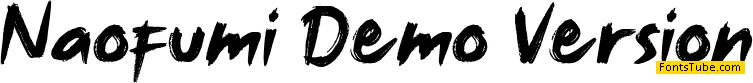 Naofumi Demo Version Font
