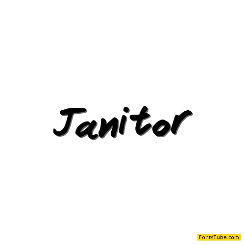 Janitor Font