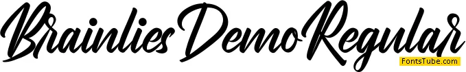 Brainlies Demo Font