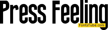 Press Feeling Font