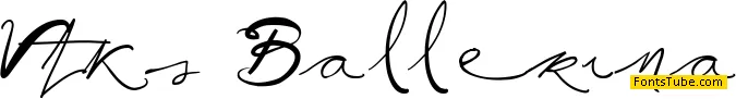 Vtks Ballerina Font