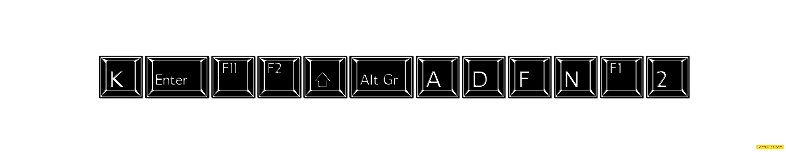 Keypad ADF Font Family