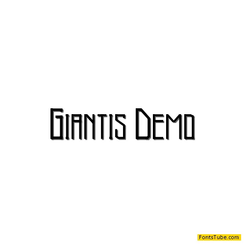 Giantis-Demo Font