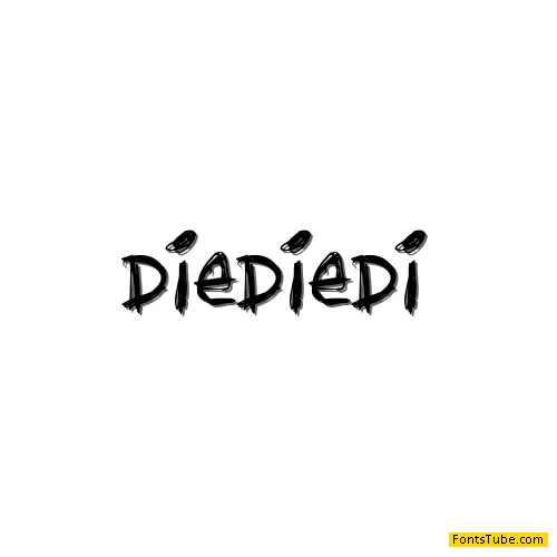 Diediedie Font
