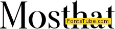 Mosthat Font