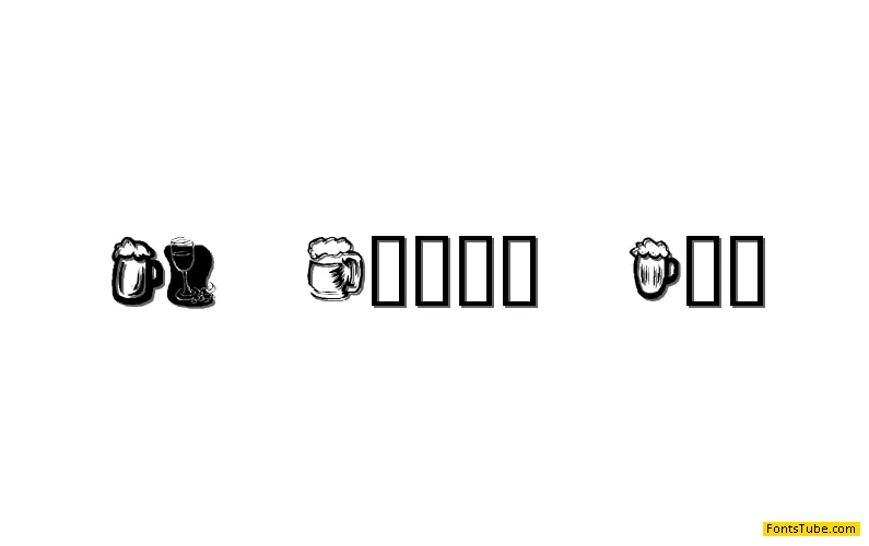 KR Drink Up! Font