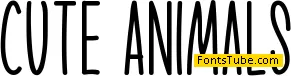 Cute Animals Font
