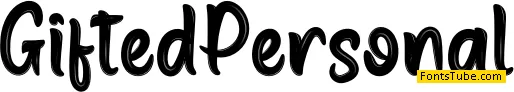 Gifted Personal Font