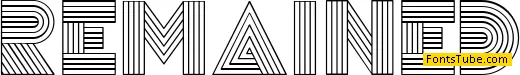 Remained Font Family