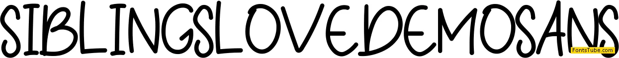 Siblings Love Demo Font Family