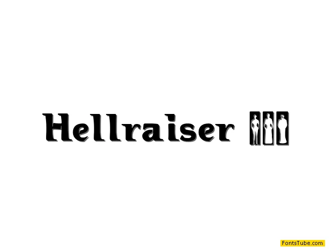 Hellraiser 3 Font