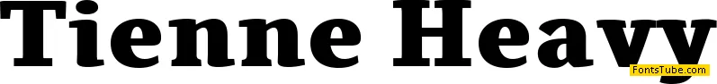 Tienne Font Family