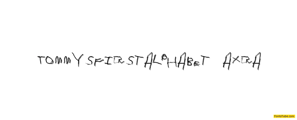 Tommy's First Alphabet